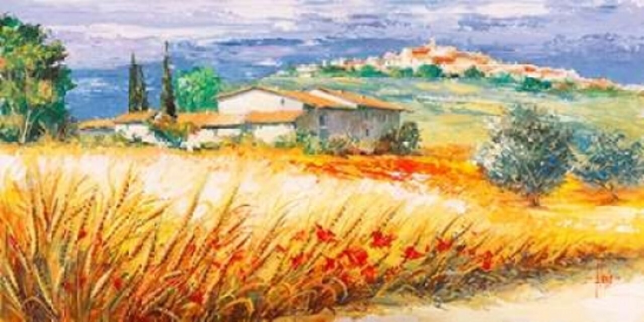 Casa in collina Poster Print by Luigi Florio - Item # VARPDX2LR1828